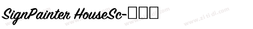 SignPainter HouseSc字体转换 SignPainter HouseSc字体转换